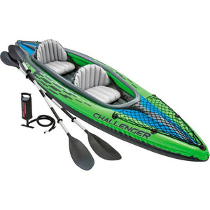 B-Ware INTEX Schlauchboot Challenger K2 Kajak Boot Sportboot aufblasbar für 2 Personen