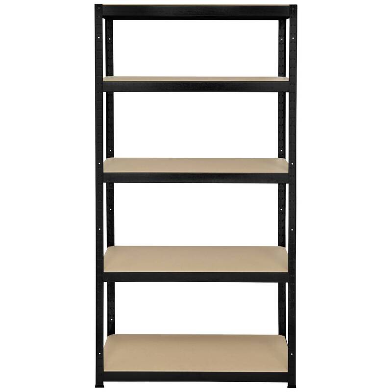 Toolcraft Schwerlastregal Lagerregal Metall Regal 265kg schwarz 90x180x45cm - 4064161292144