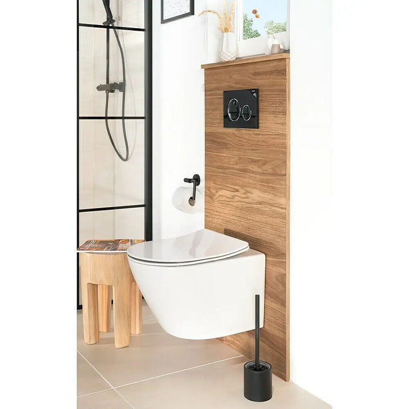 GEBERIT Betätigungsplatte Sigma 20 2-Mengen-Spülung schwarz Hochglanz 24,6cm - 4025416544654