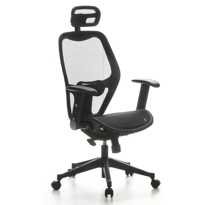 hjh OFFICE Bürostuhl Chefsessel AIR-PORT abklappbare Armlehnen SIEHE TEXT/FOTO - 4260182531655