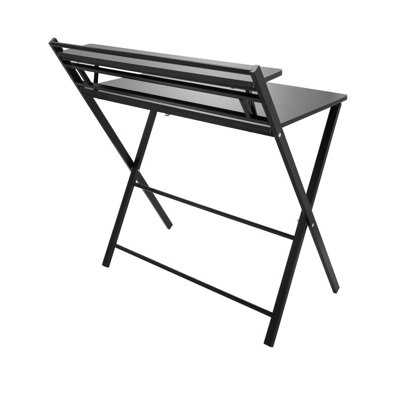 hjh OFFICE Schreibtisch Arbeitstisch EASY CLAP Computertisch Tisch 92x84 schwarz - 4064323020158