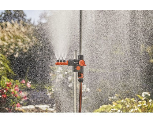 GARDENA Gartendusche Duo Garten Dusche mit 2 Strahlformen aus Kunststoff Metall - 4078500095907