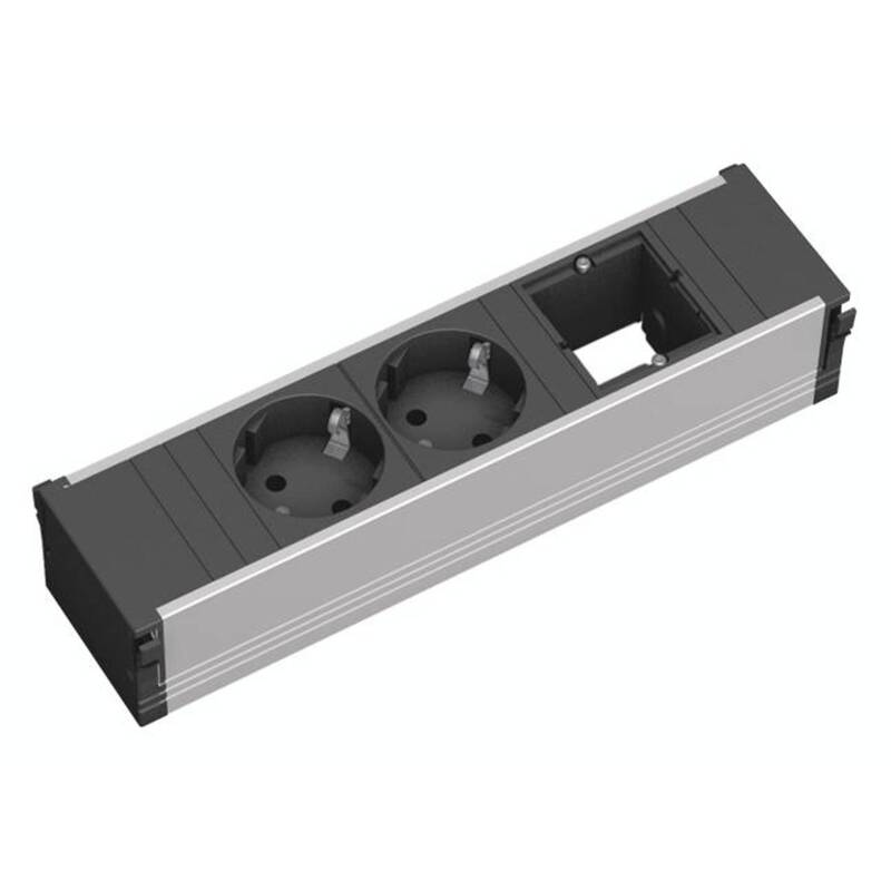 Bachmann 912003 CONI Steckdosenleiste Stromverteiler Schuko Einbaugerät - 4016514030057