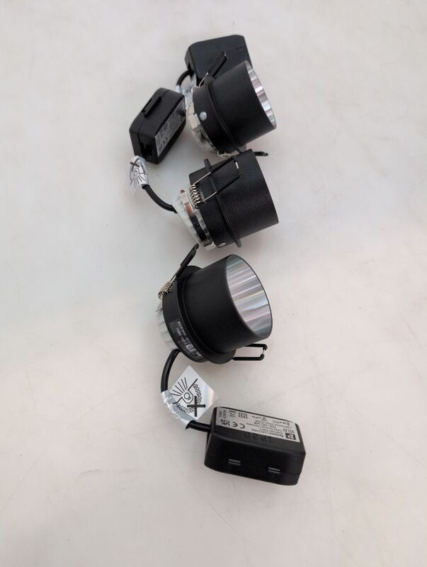 Paulmann Einbauleuchte Spot LED Set schwarz matt eisen dimmbar Aluminium 3er Set - 4000870933831