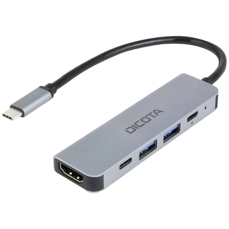 Dicota Dockingstation Hub USB C Multifunktionsadapter 4K 100W HDMI 5in1 - 7640239421370