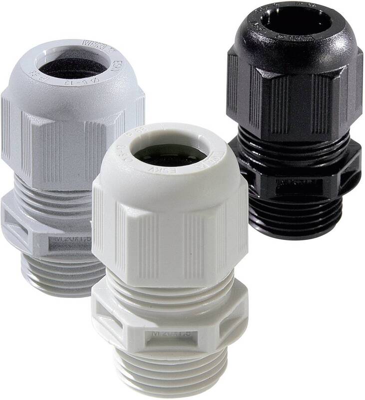 Wiska ESKV-L 16 Kabelverschraubung M16 Polyamid Licht-Grau RAL 7035 50 St. - 4007685663915