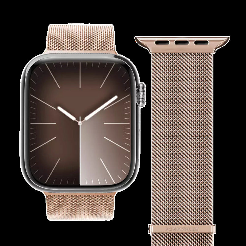 VONMÄHLEN Milanese Loop 2 Roségold Edelstahlarmband für Apple Watch 42-49 mm - 4251483624726