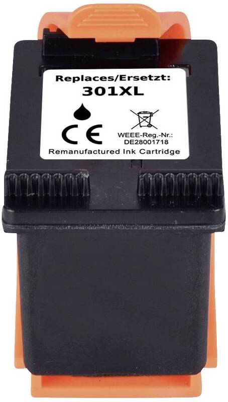 RENKFORCE TINTE HP 301 XL SCHW Schwarz Tintenpatrone Druckerpatrone Patrone - 4064161249728