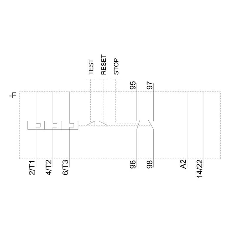 Siemens Überlastrelais Relais 690V S00 3RU2116-1AB0 1 Schließer 1 Öffner 1 Stück - 4011209781597