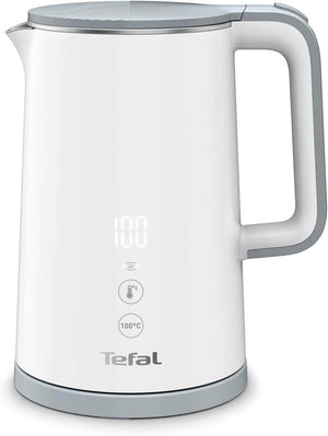 B-Ware Tefal KO 6931 Wasserkocher Teekocher 1,5 Liter Wasserkocher weiß Edelstahl