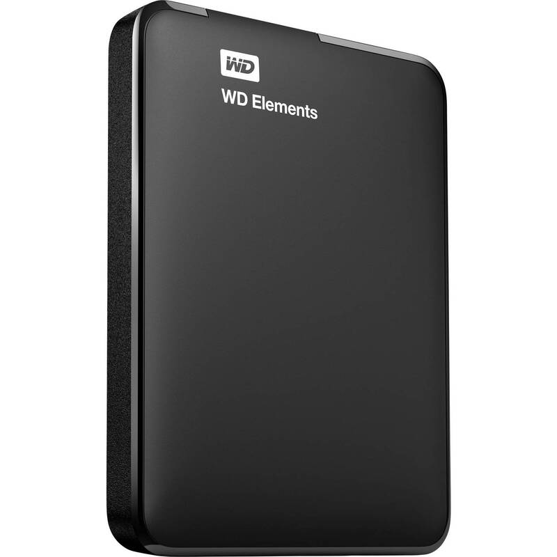 WD Externe Festplatte HDD 1TB USB-A Speichergerät tragbar schwarz 110x82mm - 0718037855448