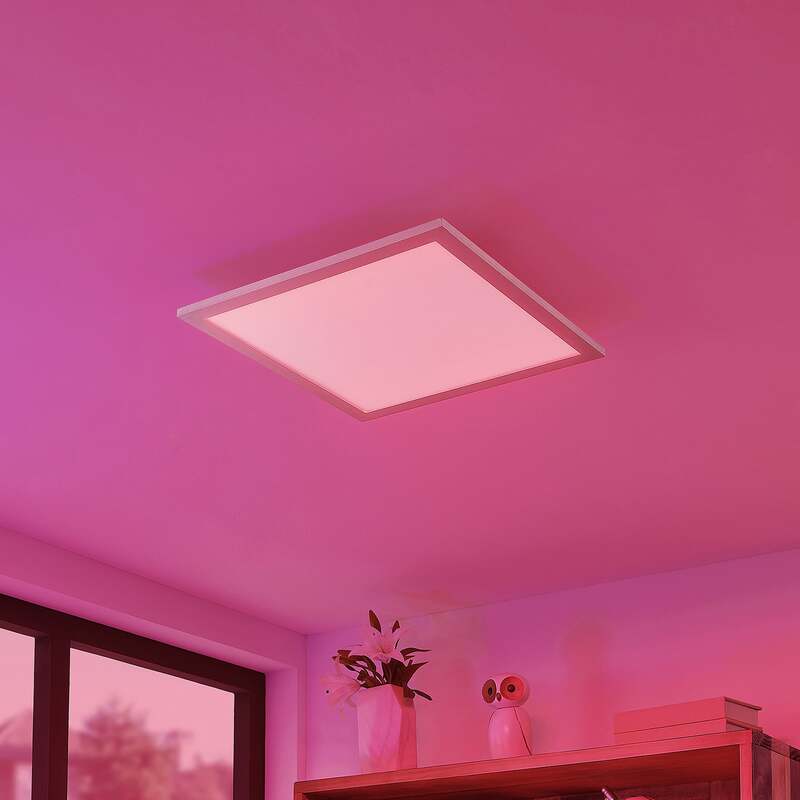 Lindby Kjetil LED-Deckenpanel Deckenlampe Deckenlampe Lampe RGB 40 x 40 cm472 - 4251096571998