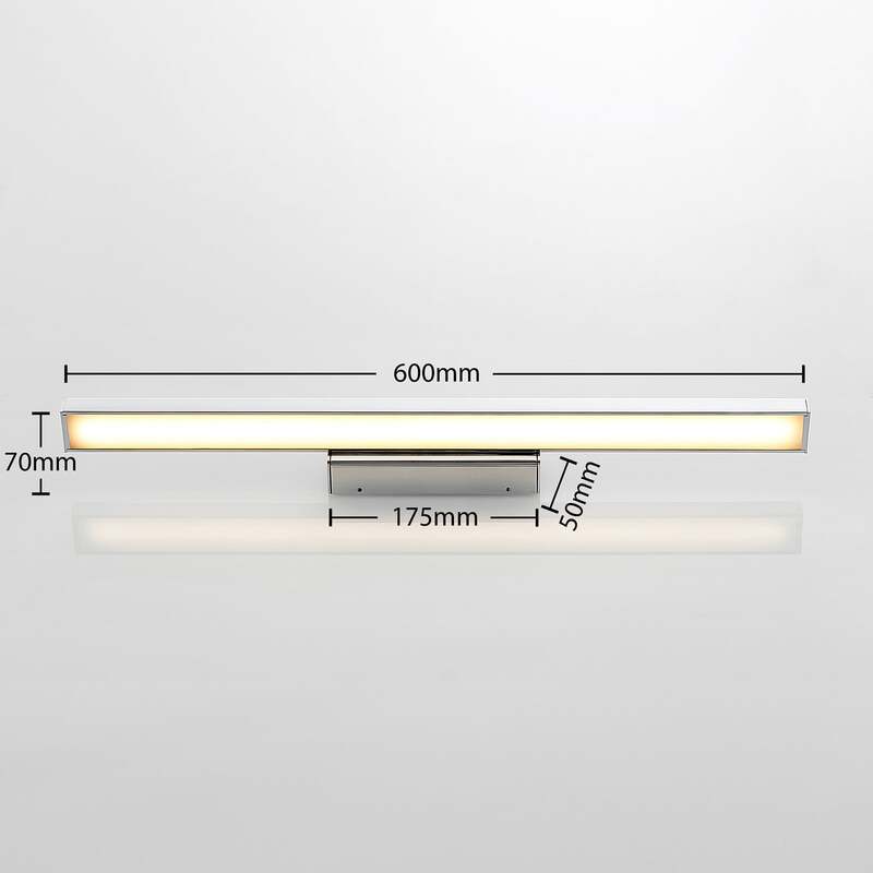 Lindby Alenia LED-Bad- und Spiegelleuchte Wandleuchte 60 cm Deko-Wandleuchte 93 - 4251096580594