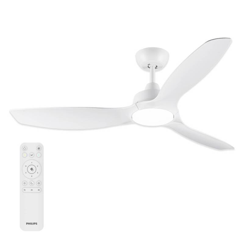 Philips Deckenventilator Ventilator LED Licht Weiß Fernbedienung Wohnzimmer - 8721103128720