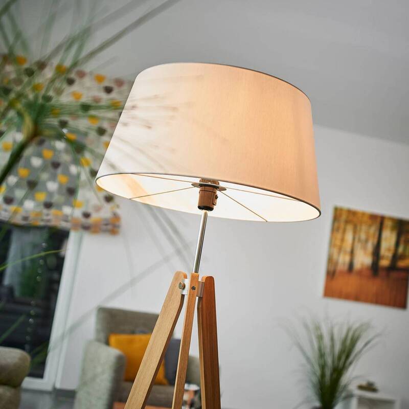 Rothfels Thea Textil-Stehlampe Wohnzimmerlampe Stehleuchte E27 SIEHE TEXT/FOTO - 4251096532555