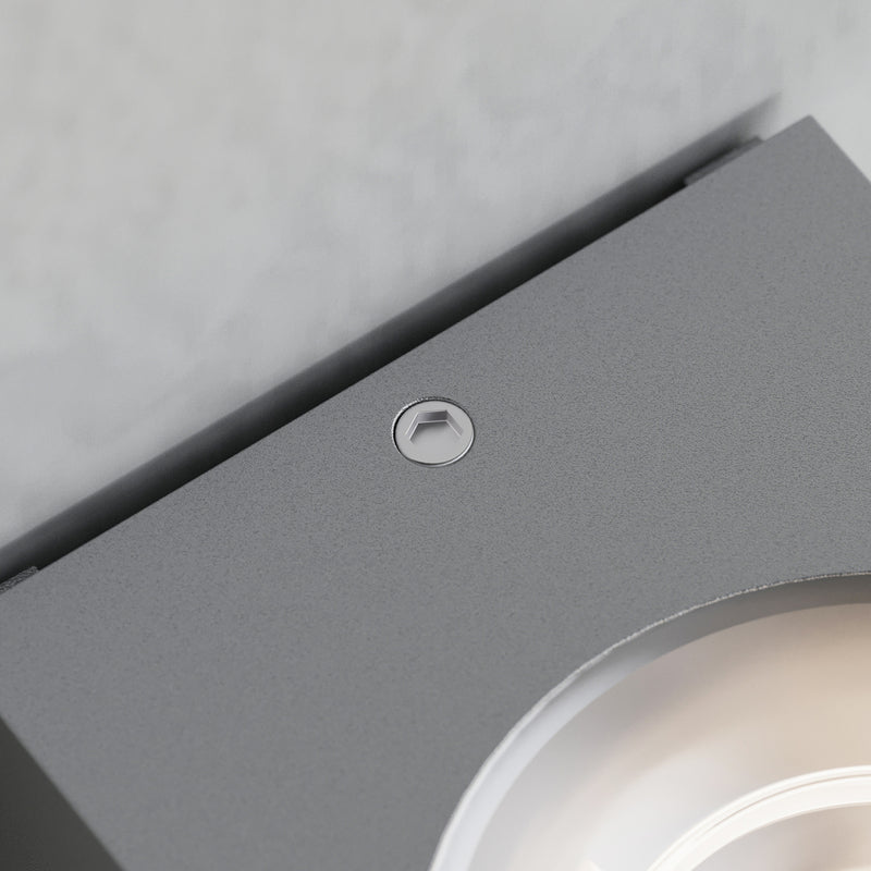 Lucande Silberne Außenwandleuchte AußenWandleuchte Leuchte Tavi Bridgelux LED - 6291105700696