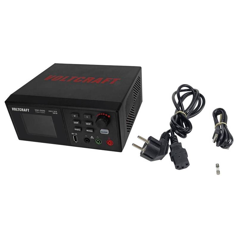 Voltcraft Labornetzgerät DSP-15010 0-150V 10A 500W USB einstellbar kompakt 1x - 4064161484570