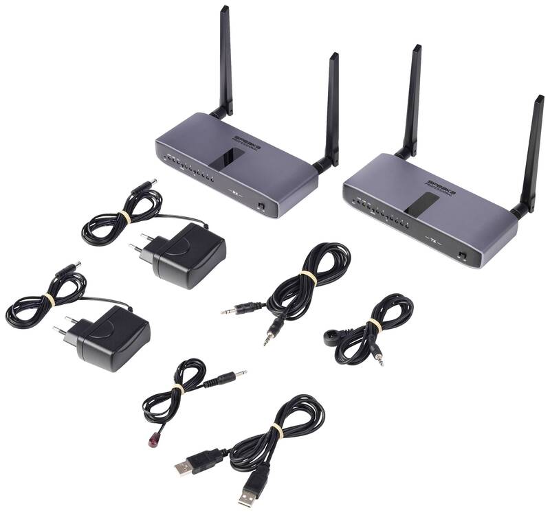 SpeaKa Professional SP-HWE-800 HDMI-Funkübertragung 150 m 5 GHz 1920x1080 Pixel - 4064161242408