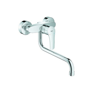 B-Ware Grohe Wand-Spültisch-Einhebelmischer Eurosmart chrom schwenkbar Auslauf 276mm