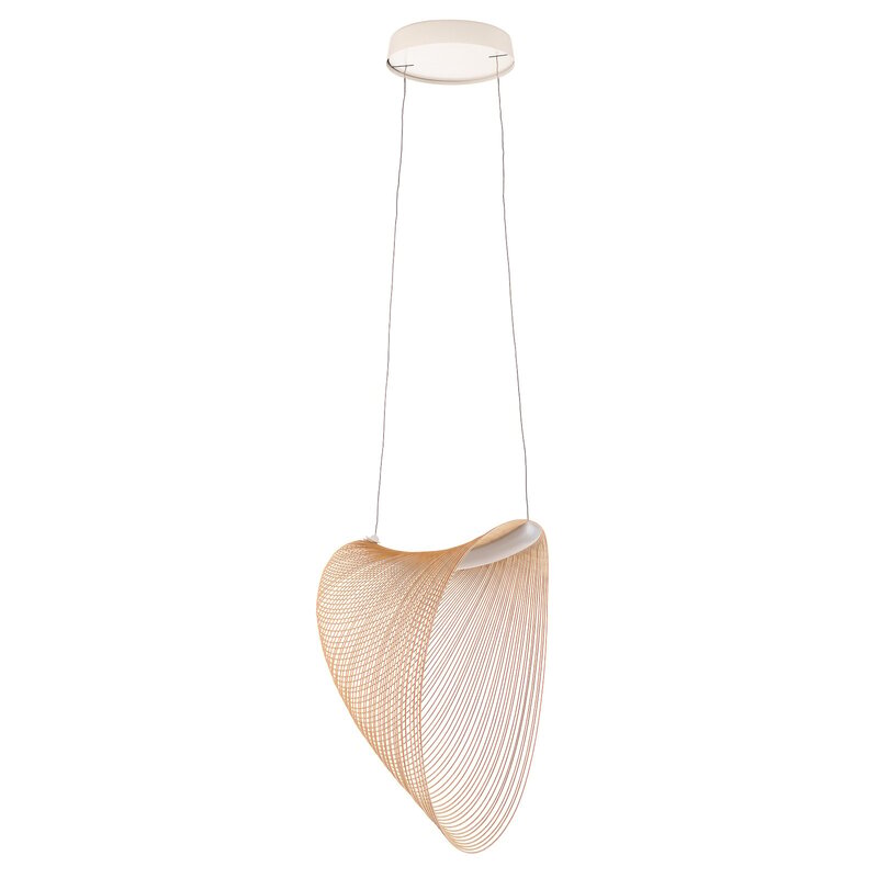 Luceplan Illan LED Holzhängelampe Pendelleuchte Lampe birke dimmbar 60 cm - 8056304369512