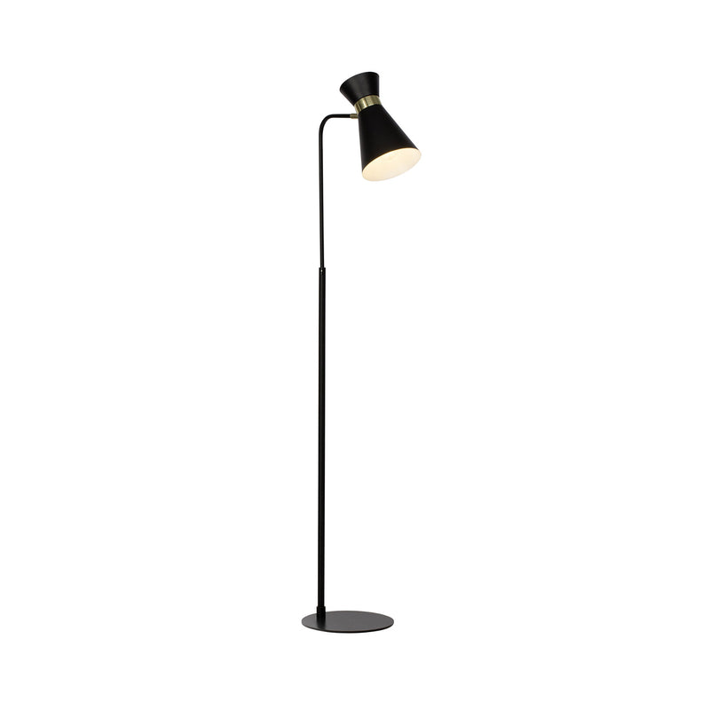 Brilliant Stehleuchte Goldy schwarz matt gold ausrichtbar 148,5 cm E27 - 4004353292118