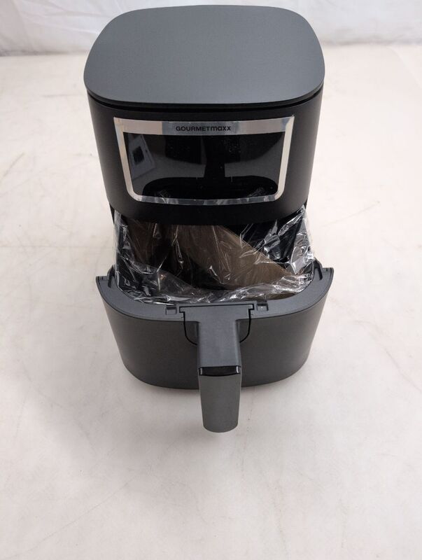 GourmetMaxx Heißluftfritteuse Fritteuse 4l 1300W schwarz 9 Funktionen Airfryer - 4067522073932