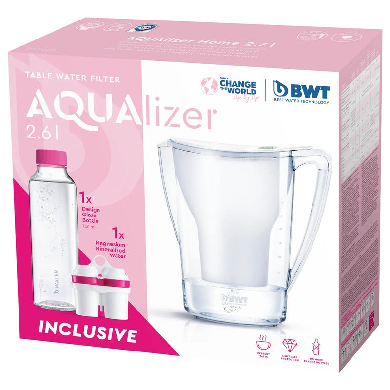 BWT Wasserfilter AQUAlizer Home 626883 Tischwasserfilter 2,7l BPA-frei weiß - 9022000019678