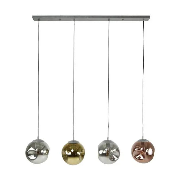 Ecolumeo Bologna Pendelleuchte Pendellampe Hängeleuchte E27 LED Glas 130 cm - 8713244745720