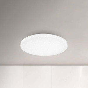B-Ware Briloner Deckenlampe LED Deckenleuchte Case Sternenhimmel IP44 Ø40cm weiß