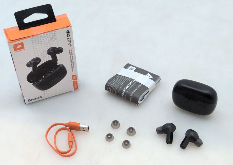 JBL Wave 200 TWS In Ear Headset Bluetooth Stereo Kopfhörer schwarz 20h Akku - 6925281988424