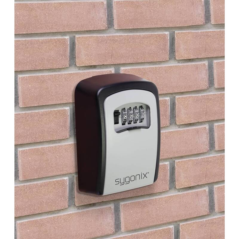 Sygonix Schlüsseltresor Zahlenschloss KaySafe C4 Schlüsselbox schwarz 88x120mm - 4053199567720