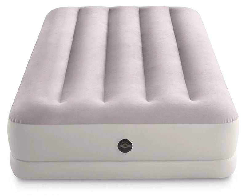 Intex Single (Twin) Dura-Beam Prestige Mid-Rise Airbed W/ USB150 Pump - 64177 - 6941057425955