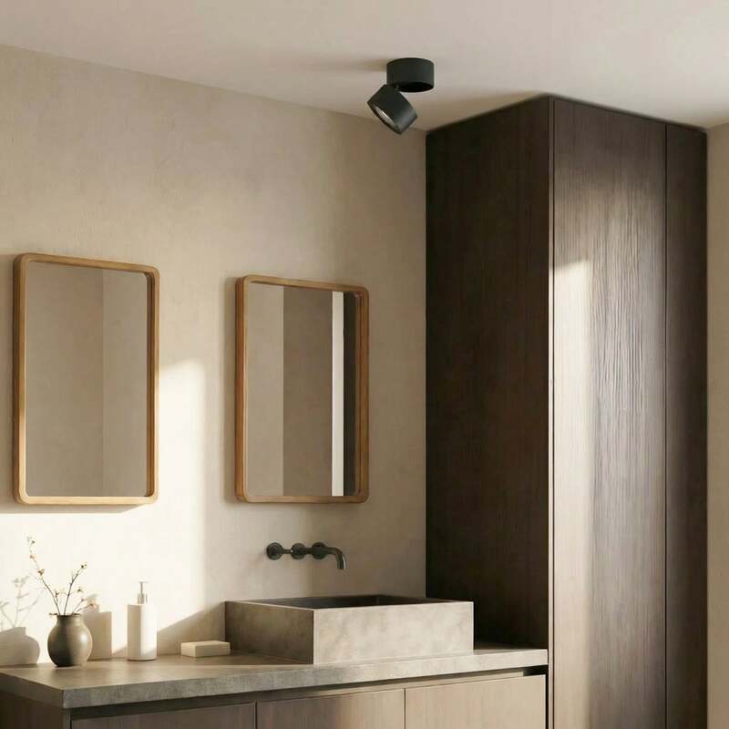 Lindby Thorid Deckenstrahler schwarz 2er-Set dimmbar 8W LED Metall 230V - 4251911772258