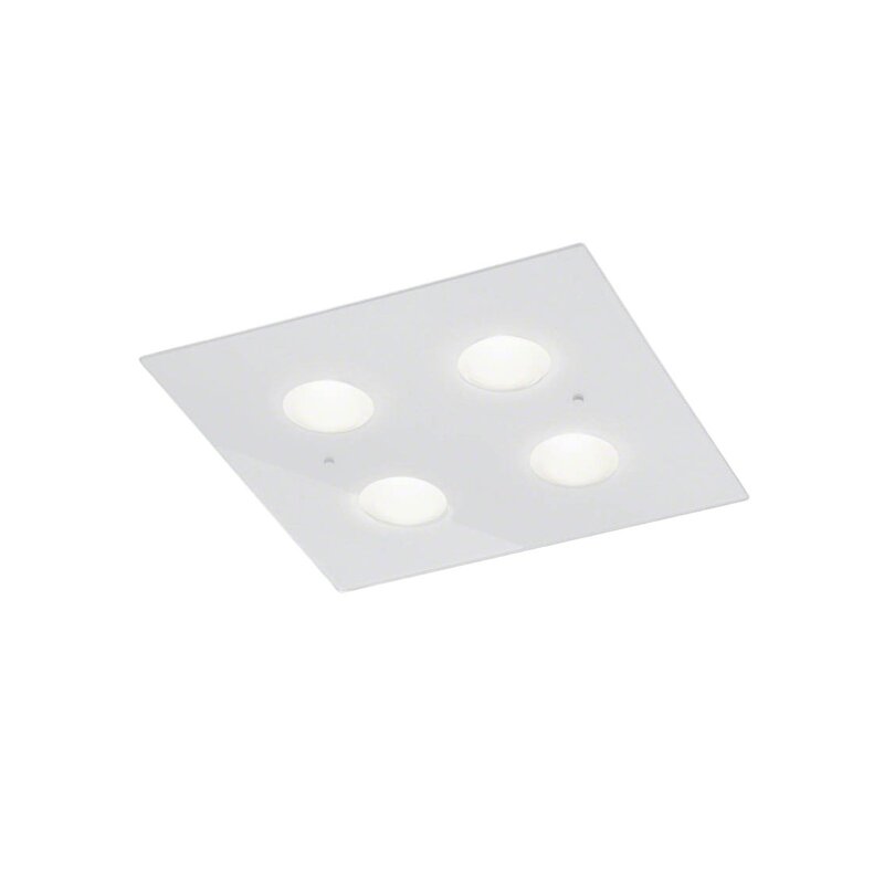 Helestra Deckenleuchte Lampe LED 38x38cm dimmbar weiß Wohnraumleuchte - 4022671117517