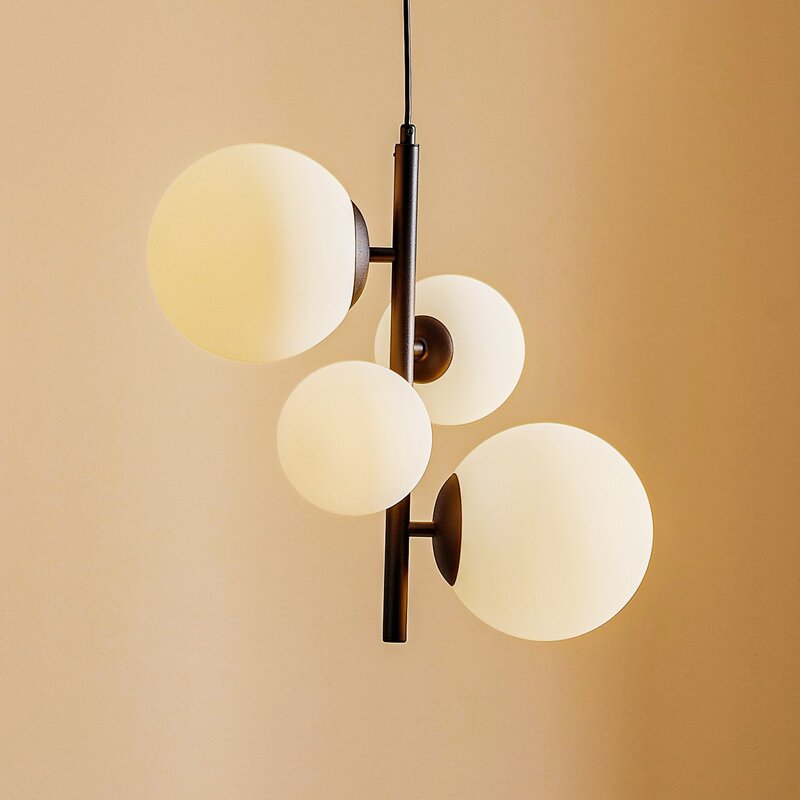 Euluna Hängeleuchte Dione vierflammig schwarz Deckenlampe E27 SIEHE TEXT/FOTO106 - 5904798654306
