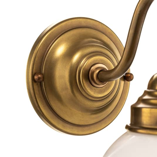 Berliner Messinglampen Larry Wandleuchte Wandlampe Lampe Leuchte E27 Aus Messing B-Ware - 4043783501223