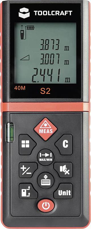 B-Ware Toolcraft Ldm X40 Laser Entfernungsmesser Messbereich (Max.) 40 M627 - 4053199516308