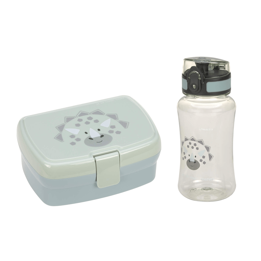 B-Ware Lässig Lunch Set Brotdose Box About Friends Dino Kinder Lunchbox + Trinkflasc273