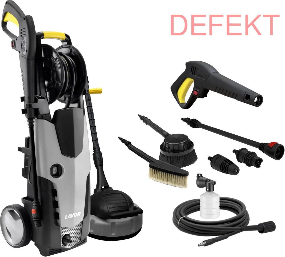 D-Ware Lavor Kaltwasser Hochdruckreiniger Reinigungsgerät Hdr Stm 160 Kit Defektware - 8013298216482
