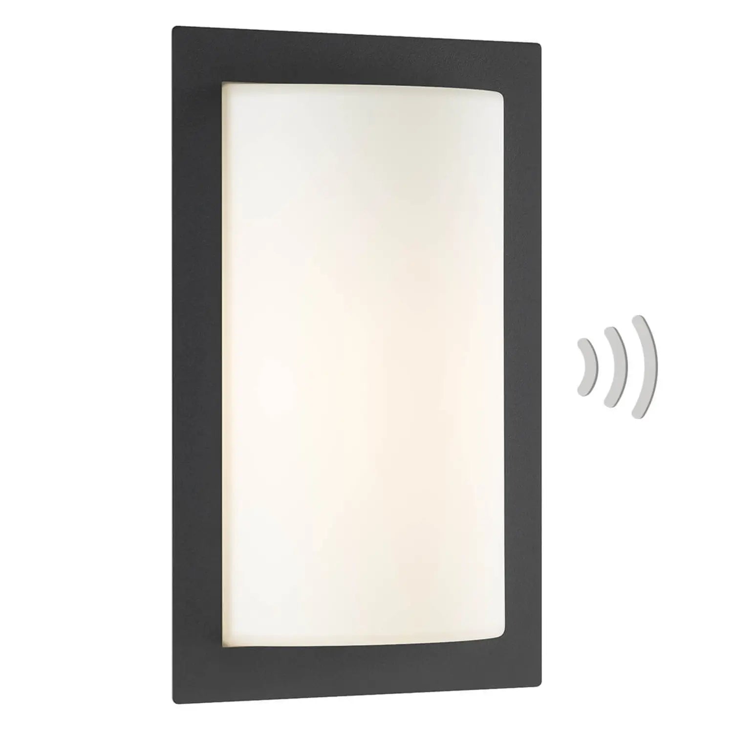 B-Ware Lcd Außenwandleuchte Wandlampe Bewegungsmelder Luis Graphit Dämmerungssensor - 8033239458467