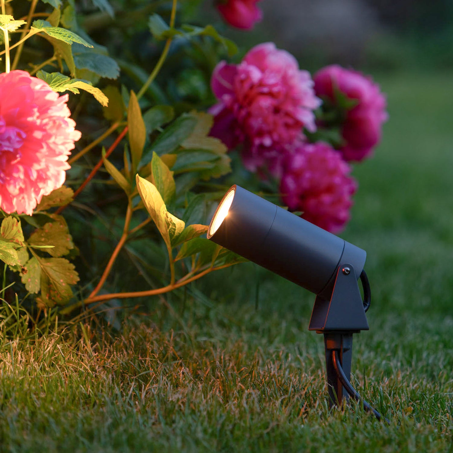 B-Ware Lcd Erdspießstrahler Gartenleuchte Led Außenstrahler Schwarz Aluminium Glas - 4260277682644