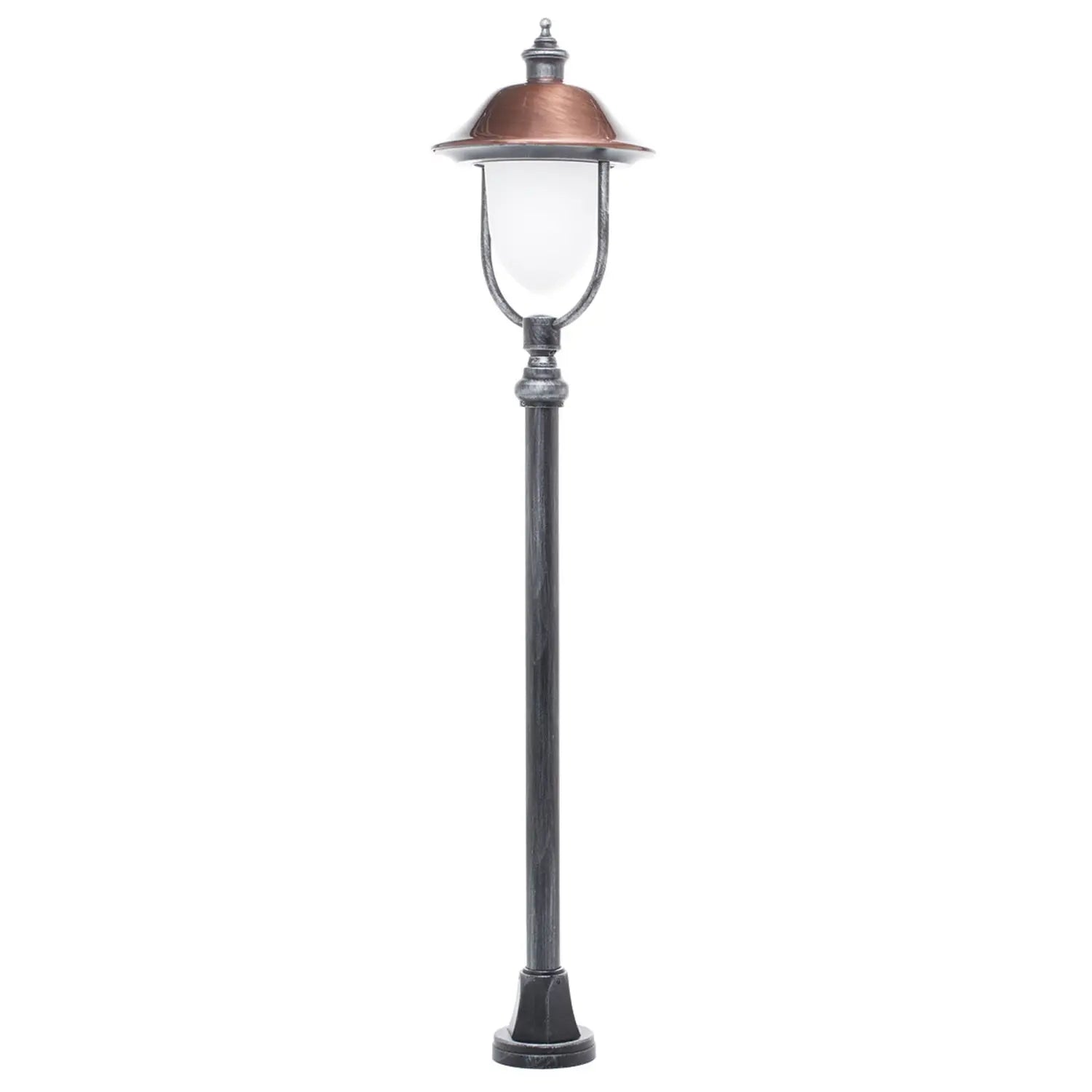 B-Ware Lcd Wegeleuchte Gartenleuchte Peggy Kupfer Schwarz Silber Aluminium Kupfer - 8033239350914