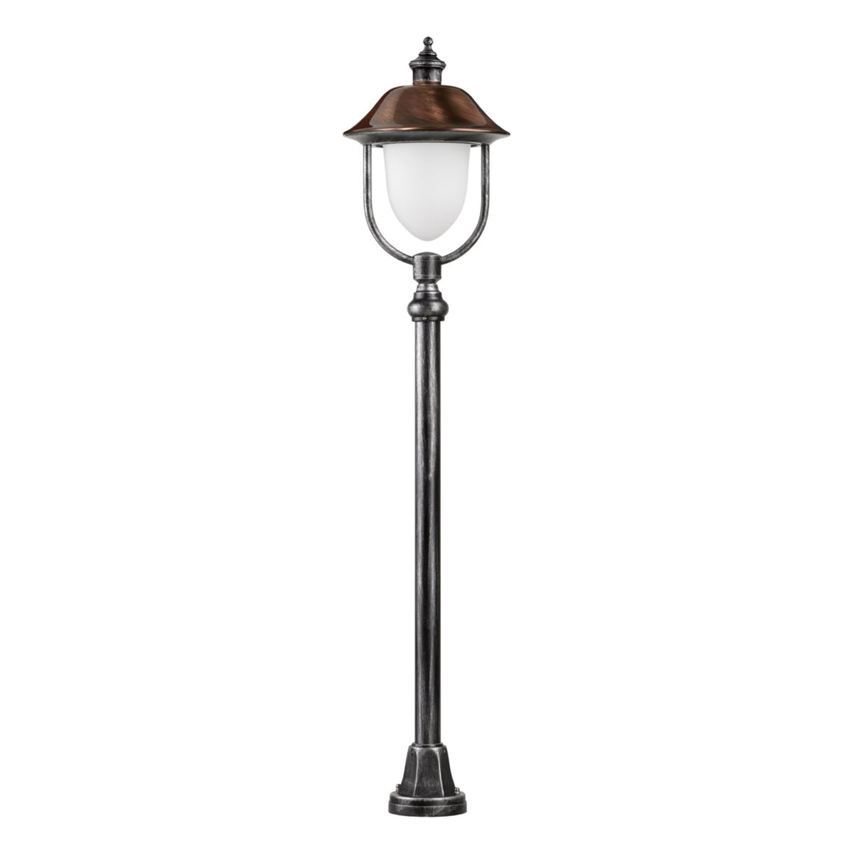 LCD Wegeleuchte Gartenleuchte Peggy Kupfer schwarz silber Aluminium Kupfer - 8033239350914