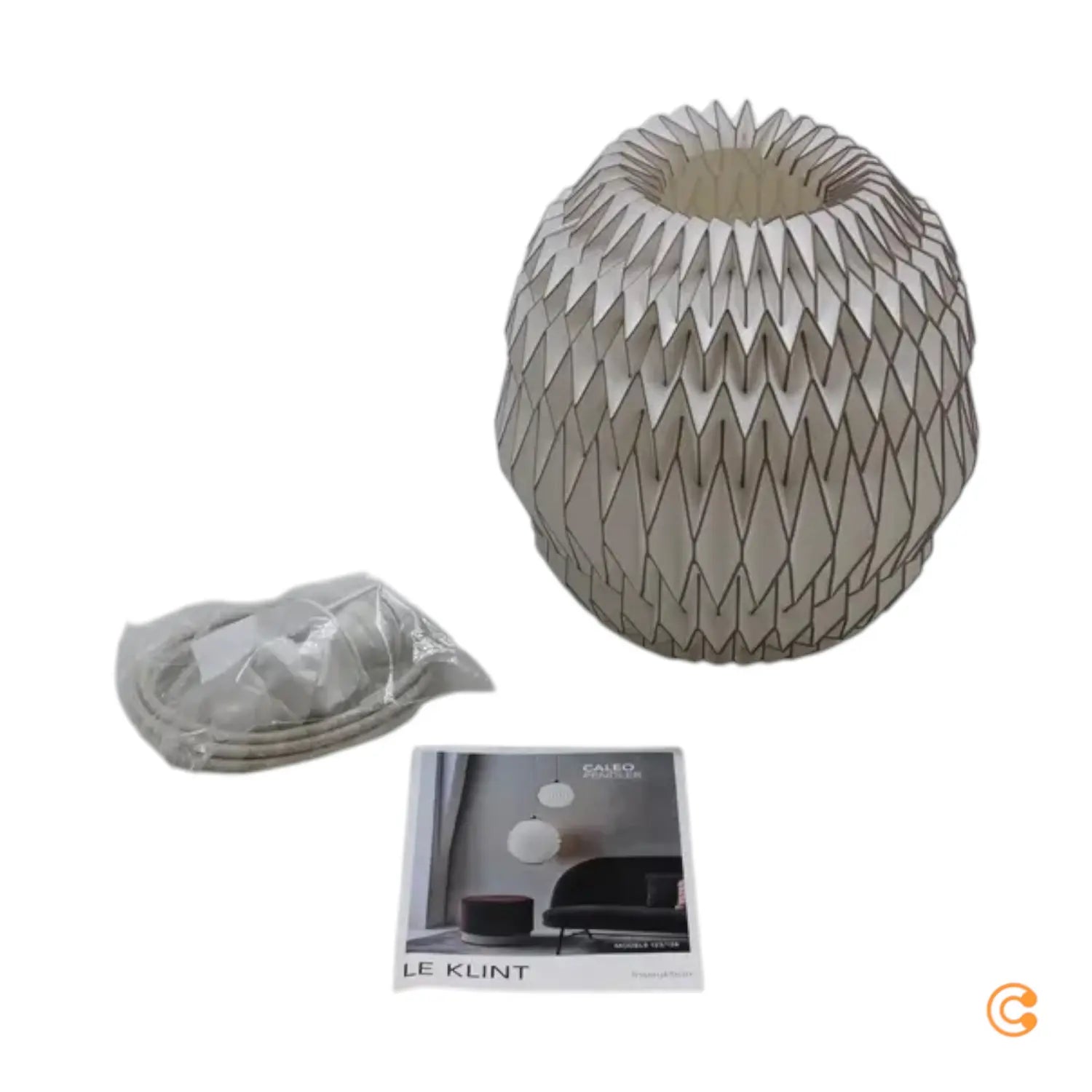 B-Ware Le Klint Hängeleuchte Pendelleuchte Caleo Lampe Papier Weiß ø 24 Cm Unbedruckt - 5703387123021