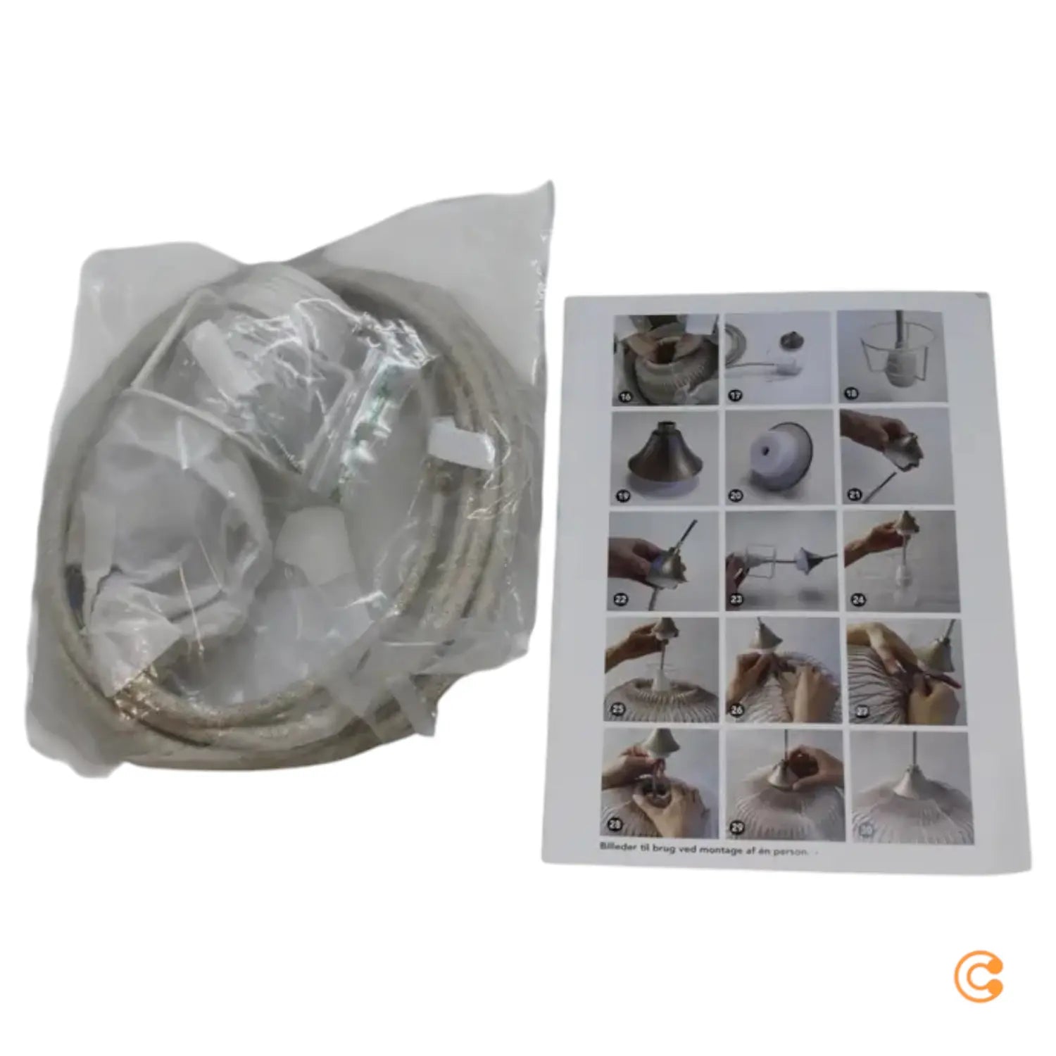 B-Ware Le Klint Hängeleuchte Pendelleuchte Caleo Lampe Papier Weiß ø 24 Cm Unbedruckt - 5703387123021