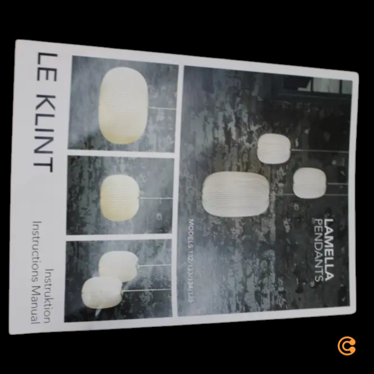 Le Klint Pendelleuchte Hängelampe Lamella 3 Esstischlampe gold SIEHE TEXT/FOTO - 5703387913417