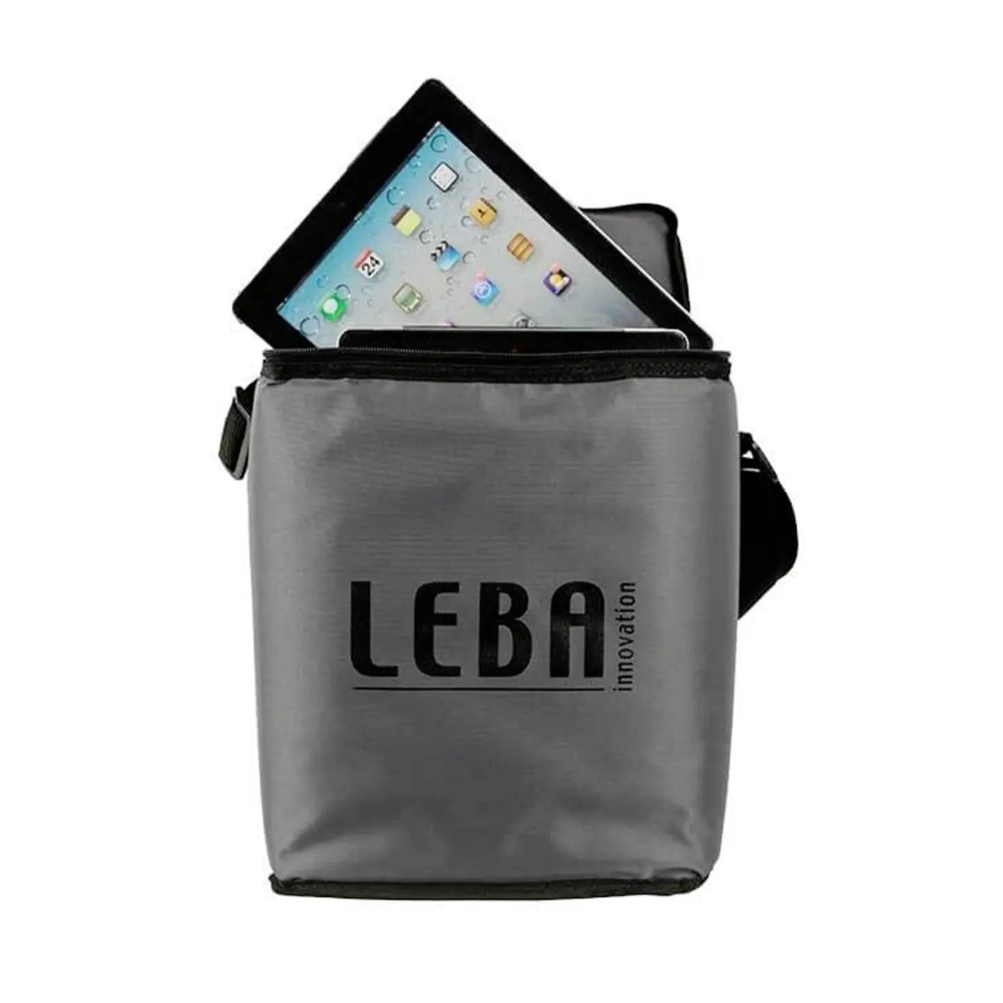B-Ware Leba Tablet Tasche Hülle Note Bag Grau Universal Bis 5 Tablets I Pad Schultergurt - 5704454005868