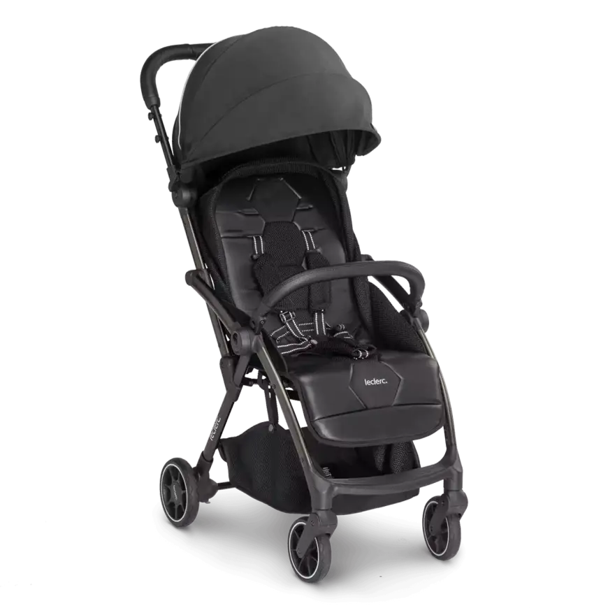 B-Ware Leclercbaby Kinderwagen Buggy Hexagon Carbon Schwarz One Touch Faltsystem872 - 7423647065073