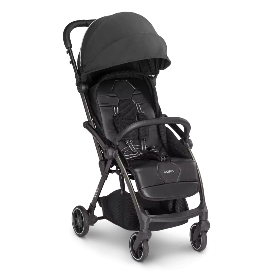 leclercbaby Kinderwagen Buggy Hexagon Carbon Schwarz OneTouch Faltsystem872 - 7423647065073