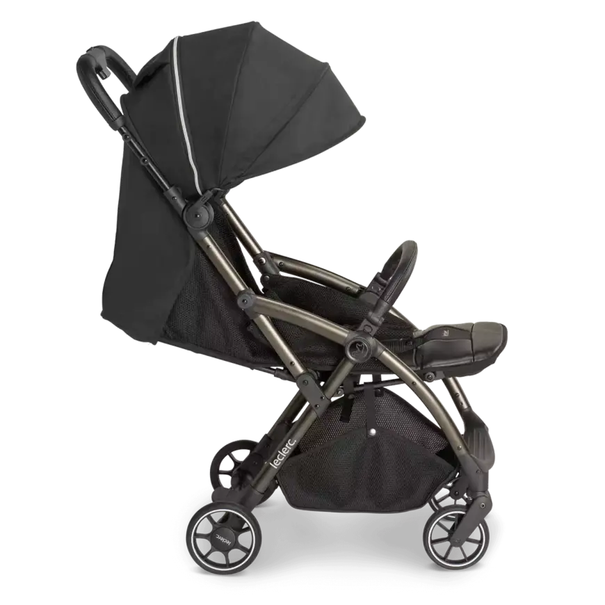 B-Ware Leclercbaby Kinderwagen Buggy Hexagon Carbon Schwarz One Touch Faltsystem872 - 7423647065073